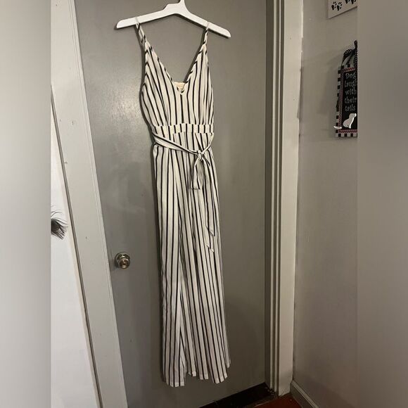 PROMESA striped wide leg jumper. Size M. - Picture 7 of 10